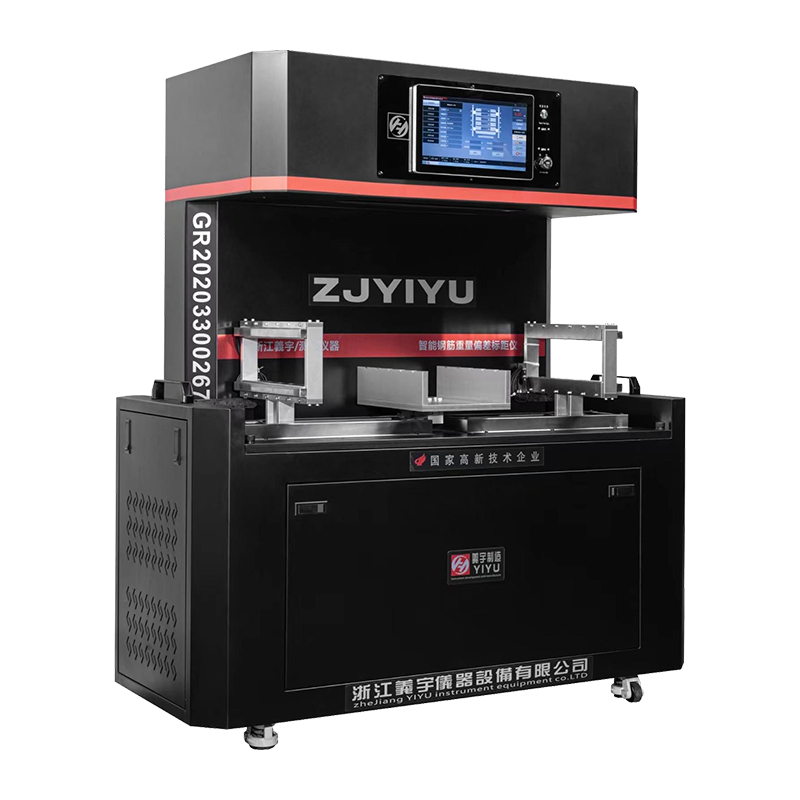 Inteligentný nástroj na značenie odchýlky hmotnosti oceľovej tyče a dĺžky meradla